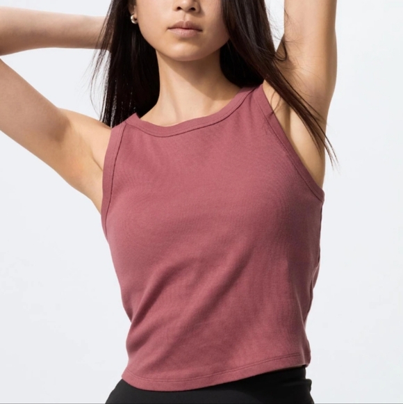 Women's Sleeveless Ribbed Top - Picture 5 of 5